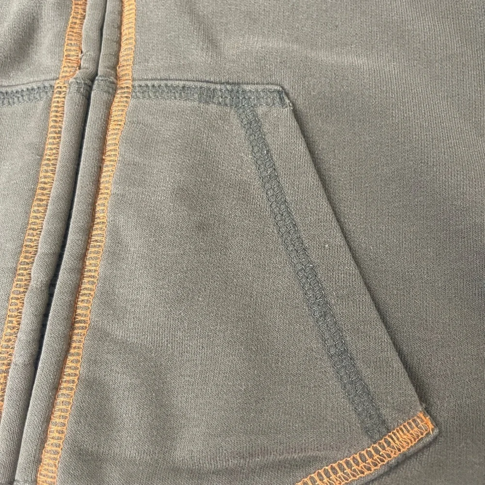 Ll Bean children's Soft Lined Hoodie M 5/6 Green Cotton/poly